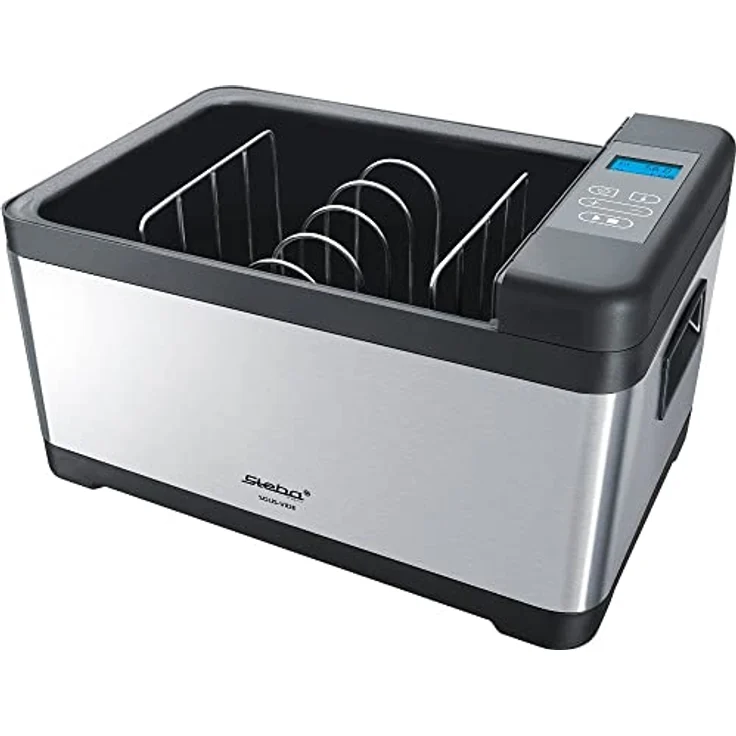 Steba 05.14.00 SV 2 Sous-Vide Garer, 10 Liter Fassungsvermögen, Stahl, Silber, 1200 Watt – Bild 3