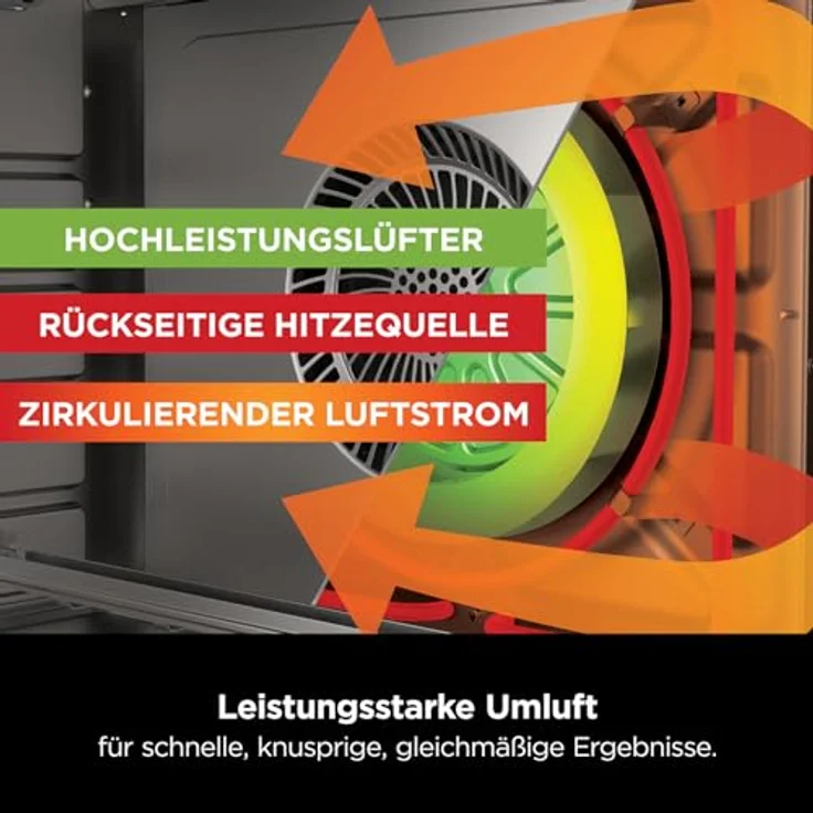 Ninja DT200EU, Minibackofen, Silber Schwarz – Bild 5