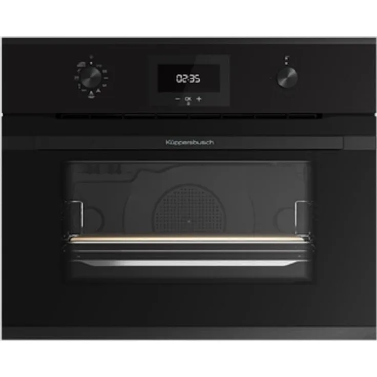 Küppersbusch Kompakt Pyrolyse-Backofen CBP6332.0S, 44 Liter Garraum, Pizzafunktion 340°C, Black Velvet