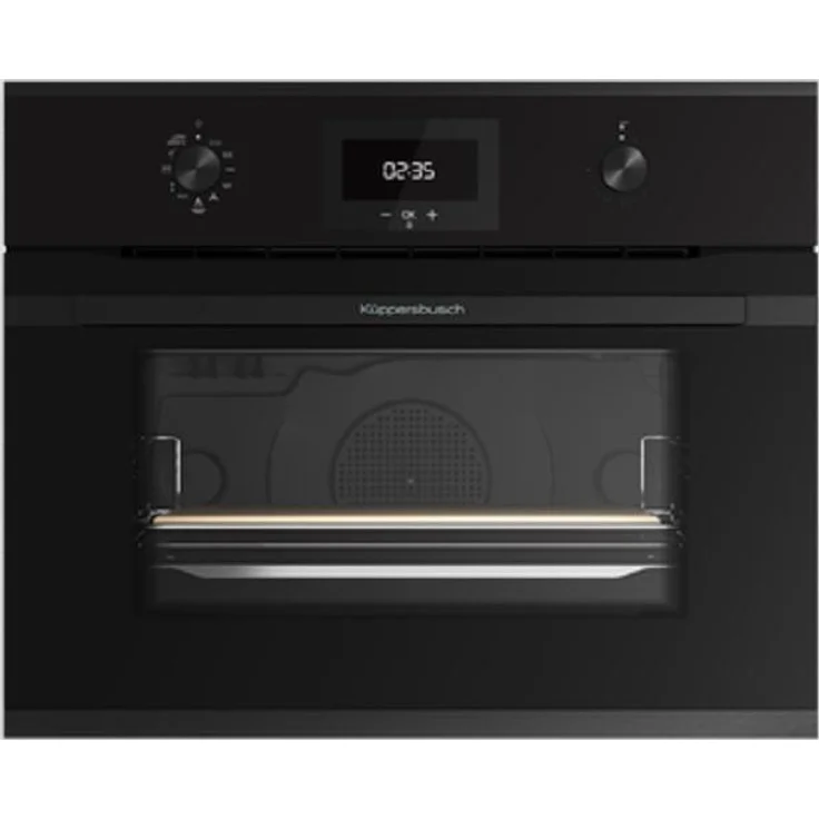 Küppersbusch Kompakt Pyrolyse-Backofen CBP6332.0S, 44 Liter Garraum, Pizzafunktion 340°C, Black Velvet