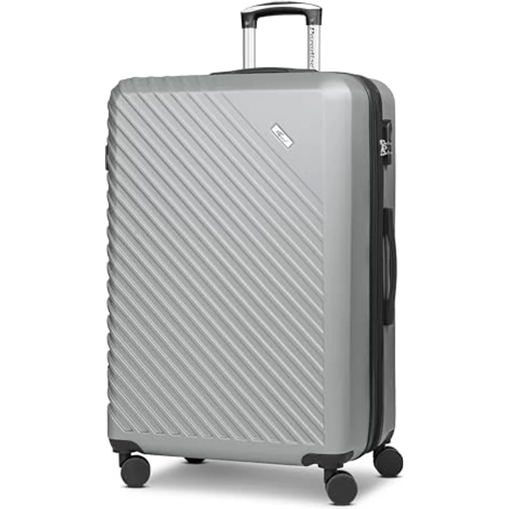 Check in Paradise 2.0 Koffer, XL Trolley 52 x 30 x 78 cm, stoßfestes ABS Material, erweiterbar, mit Teleskopgriff, 110 Liter Volumen – Bild 1