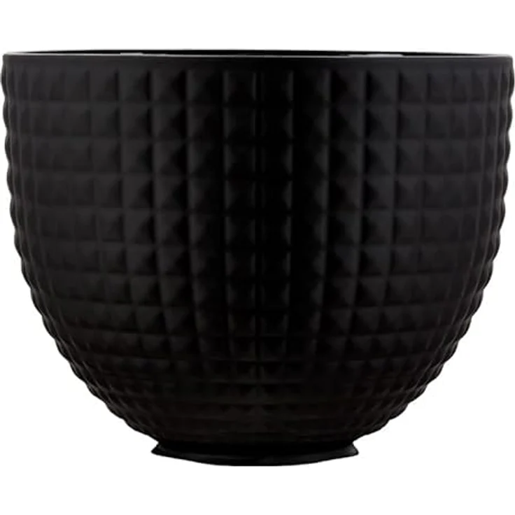 KitchenAid Keramikschüssel Schwarz 4,7L Light & Shadow Bowl - Black Studde – Bild 1