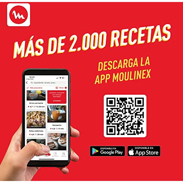 Moulinex Easy Fry & Grill Digital 2-in-1 Luft-Fritteuse + Grill, Kapazität 4,2 l, bis zu 6 Personen, 8 automatische Programme, einstellbare Temperatur, Timer EZ505810, Schwarz – Bild 3