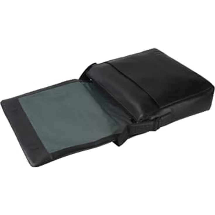 Jost Aarhus Umhängetasche, wasserabweisendes Nappaleder, schwarz, 38 x 10 x 30 cm – Bild 5