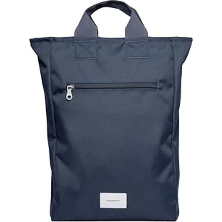 Sandqvist GROUND 2-Way Bag, Rucksack aus recyceltem Polyester mit Laptopfach für 16“ und wasserabweisend, schwarz