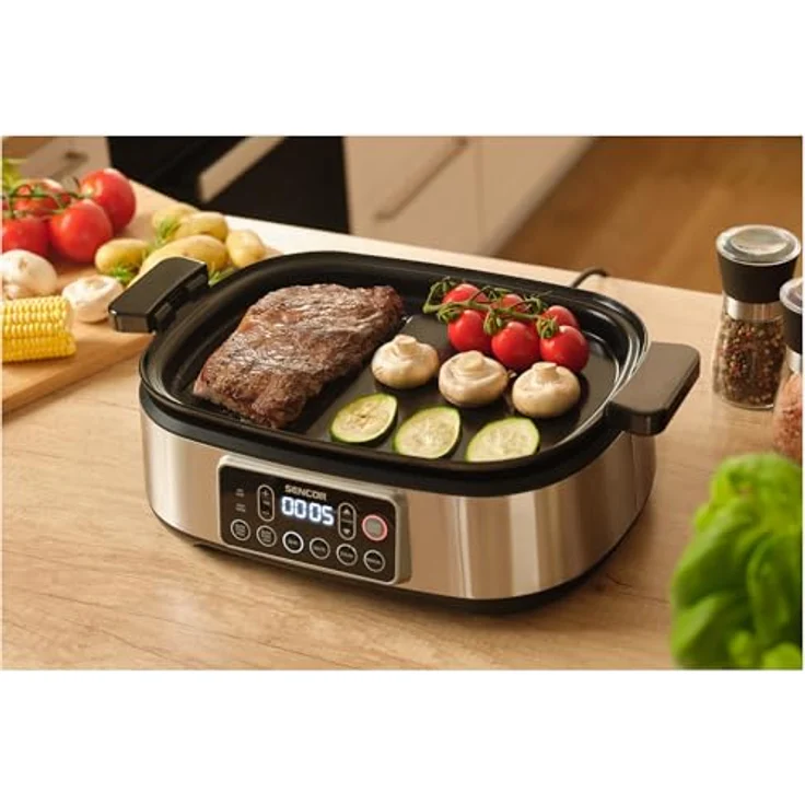 SENCOR Multifunktions-Slowcooker und Grill SPR 6300BK, Multikocher – Bild 5