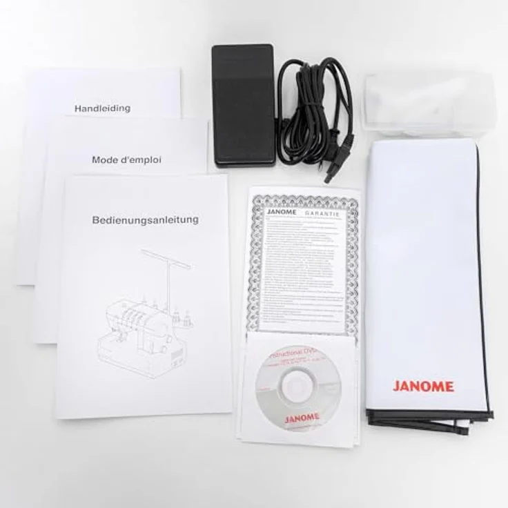 JANOME Cover Pro 3000 Professional Nähmaschine, weiß – Bild 5