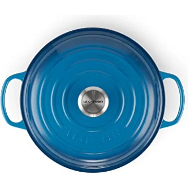 Le Creuset Signature Gusseisen Gourmet-Profitopf, Rund, Ø 26 cm, 2 l, Für alle Herdarten inkl. Induktion geeignet, Marseille – Bild 3