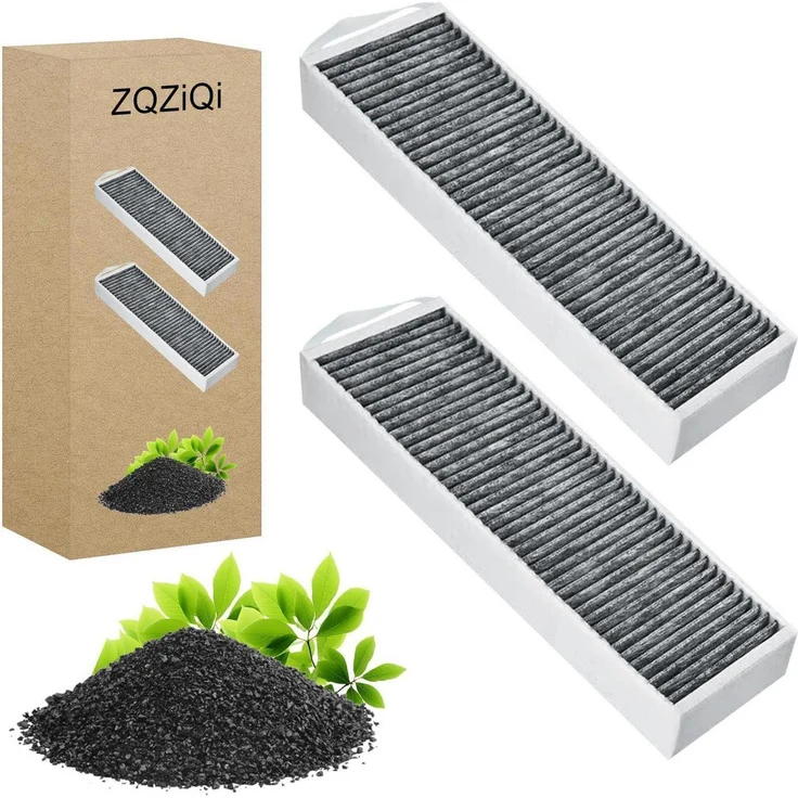 ZQZIQI Aktivkohlefilter 2er Set für Bora Pure PUAKF, 5-Schicht-Filtration, 425 x 130 x 50 mm, einfache Installation, hohe Geruchsbeseitigung