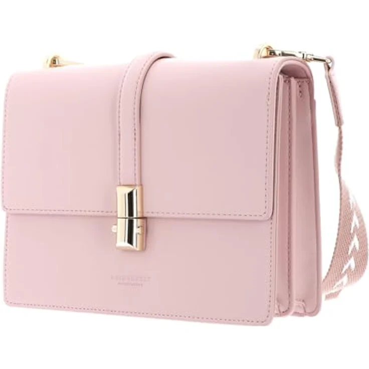 Seidenfelt Lilla Ro Umhängetasche 28 cm, Polyurethan, pink, mit abnehmbaren Umhängeriemen – Bild 2