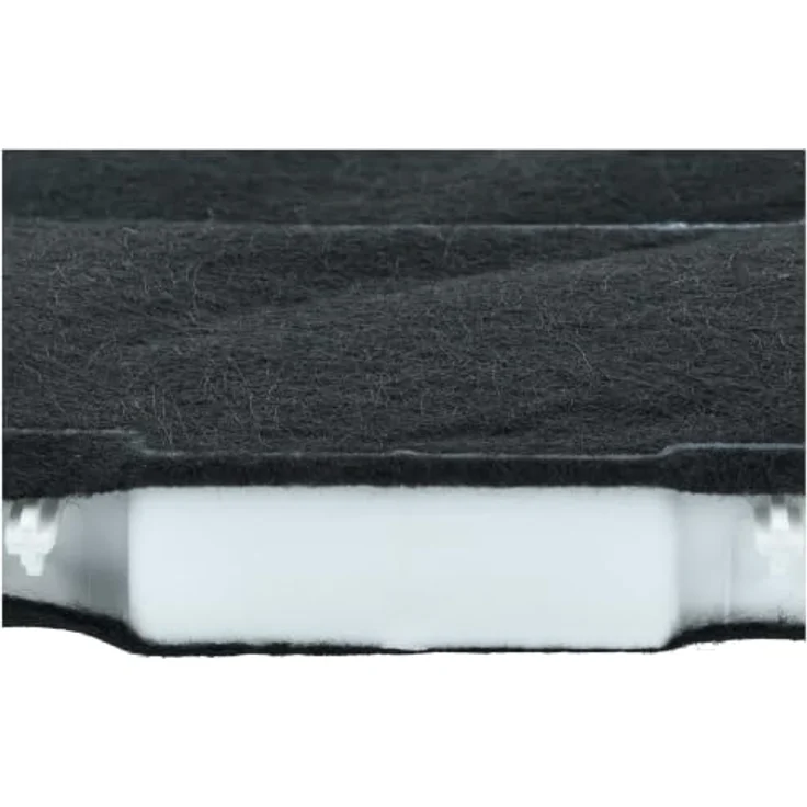 vhbw 2x Aktivkohlefilter für Siemens Dunstabzugshauben, schwarz, effektive Geruchneutralisation und Fettfilterung, Maße 32x22x2 cm – Bild 7