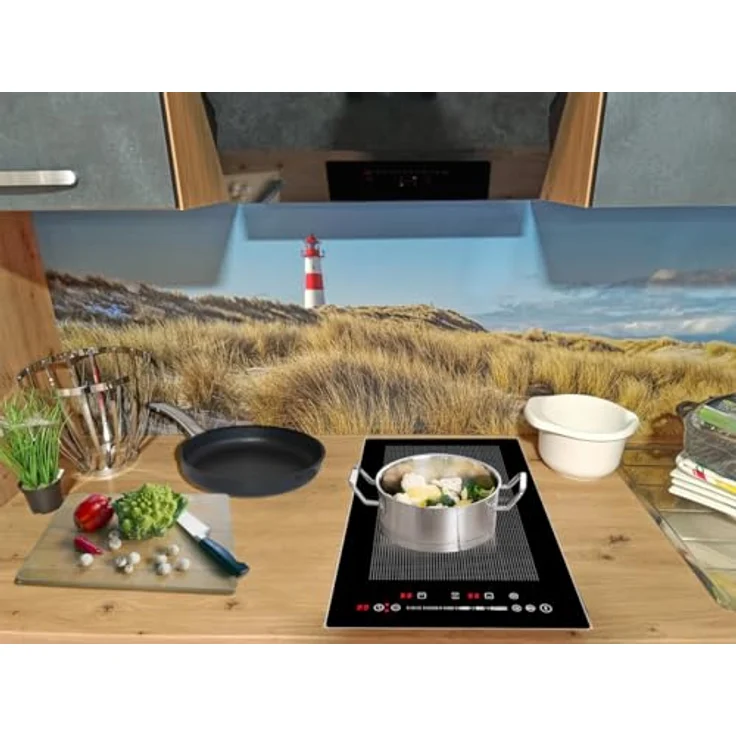 Acopino Induktionskochfeld Glaskeramik KMI2 mit Flexzone Sensor Touch Control, autark, 30 cm, schwarz – Bild 2