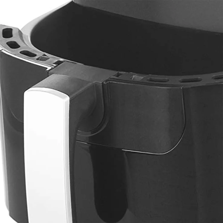 Emerio AF-123544 SmartFryer, AirFryer, Heißluftfritteuse, Frittieren mit heißer Luft-ohne zusätzliches Öl 5.5 Liter Volumen, 1400 Watt, Schwarz – Bild 3