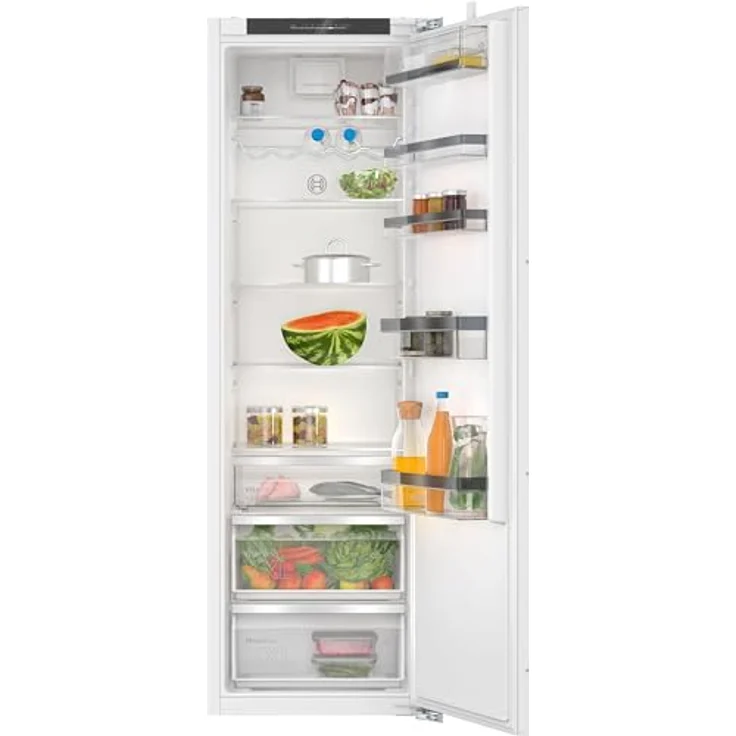 Bosch Hausgeräte Serie 6, Einbau-Kühlschrank, 177.5 x 56 cm Nische, 310 l, Made in Germany, Flachscharnier mit Softeinzug, VitaFresh XXL <0 °C>, LED-Beleuchtung, Super Cooling – Bild 1
