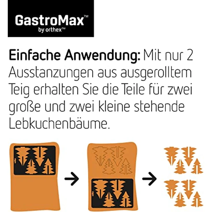 Orthex 939952-1 Backform aus ABS, Weihnachtsbaum – Bild 5