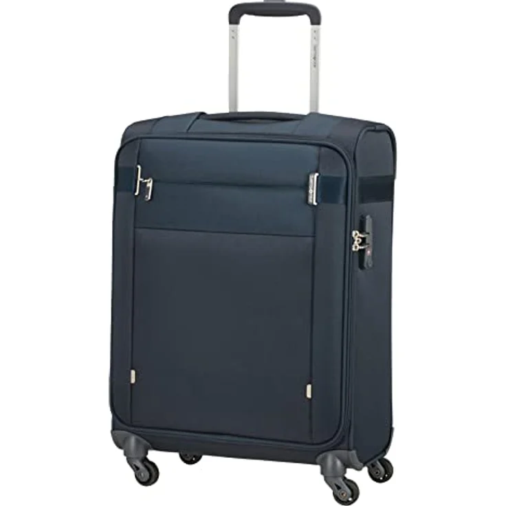 Samsonite Citybeat - Spinner M, Erweiterbar Koffer, 66 cm, 67/73 L, Blau (Navy Blue) – Bild 1