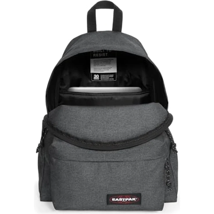 Eastpak Day Pak'R, Freizeitrucksack mit 24 Litern Fassungsvermögen, strapazierfähigem Material, gepolsterten Schultergurten, Schwarz – Bild 5
