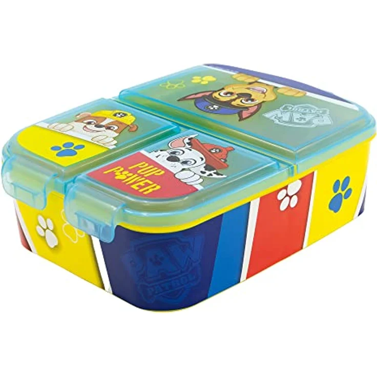 Stor BROTDOSE MIT MEHREREN FÄCHERN | PAW PATROL PUP POWER – Bild 1