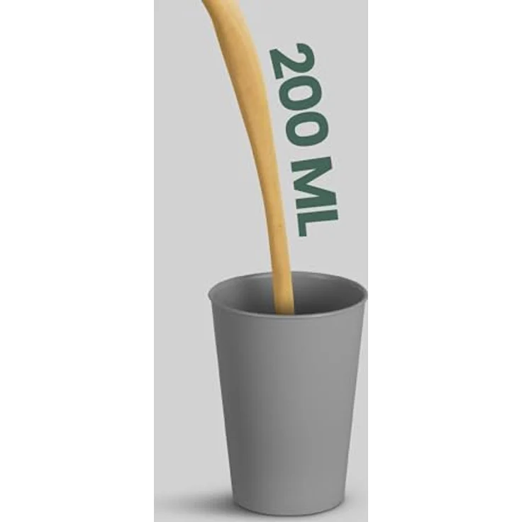 Pro Home Mehrweg Kunststoffbecher, 16er Pack BPA-frei, spülmaschinenfest, bruchfest (0,2L) für Party und Camping – Bild 4