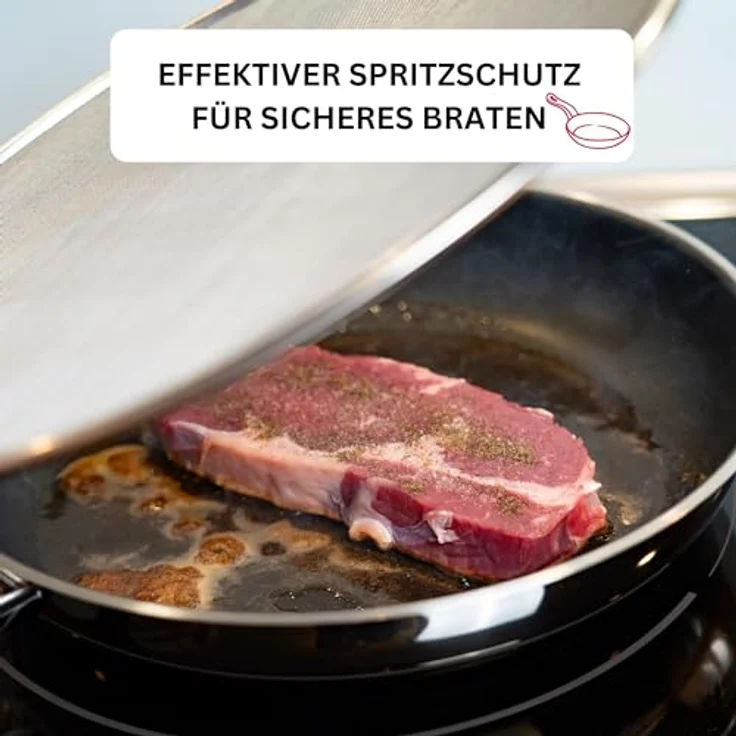 Westmark Spritzschutz, Durchmesser: 30 cm, Rostfreier Edelstahl, Picante, Silber, 12182270 – Bild 3