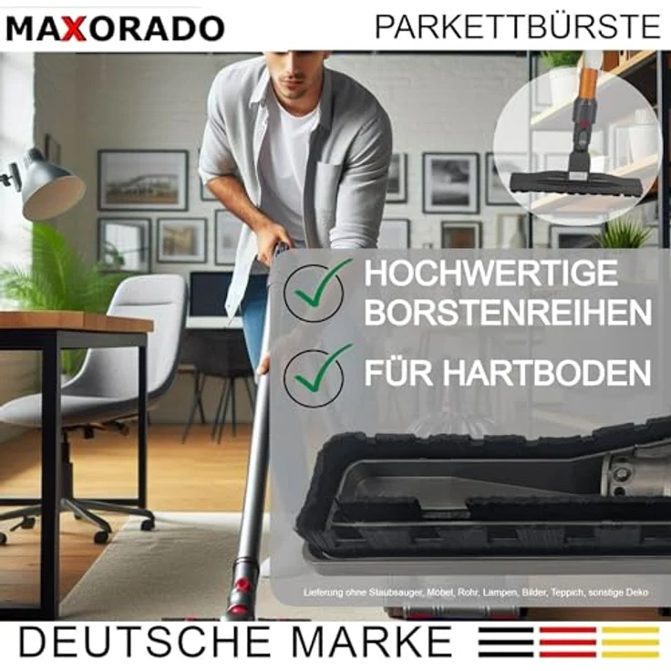 Maxorado Parkettdüse Hartbodendüse für BigBall Parkettbürste Bodendüse kompatibel mit Dyson Staubsauger BIG BALL 96742201 967422-01 CY22 CY23 CY26 CY28 – Bild 3