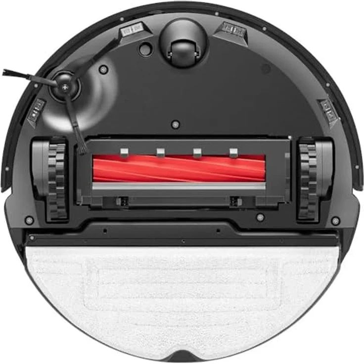 Roborock S7 Max Ultra, Saugwischroboter mit 5500 Pa Saugleistung, selbstentleerender Absaugstation, Ultraschall-Wischsystem, Schwarz-Grau – Bild 4