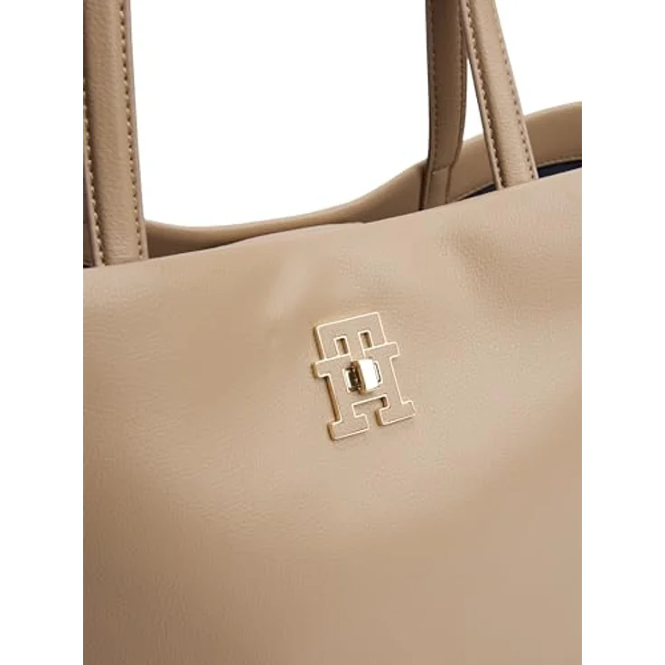 Tommy Hilfiger Modern Shopper Tasche, 35 cm, Kunstleder, coastal taupe – Bild 3