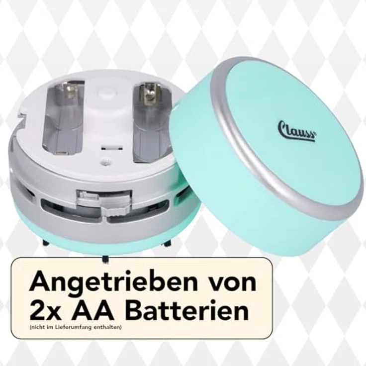Clauss CL-50002 00 Mini-Sauger 2Clean, batteriebetrieben, mint-silber – Bild 7
