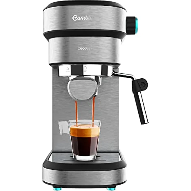 Cecotec Express Cafelizzia 890 Gray Espressos und Cappuccino, 1350 W, Thermoblock-System, 20 Bar, Auto-Modus für 1-2 Kaffee, Dampfgarer, Fassungsvermögen 1,2 Liter – Bild 1