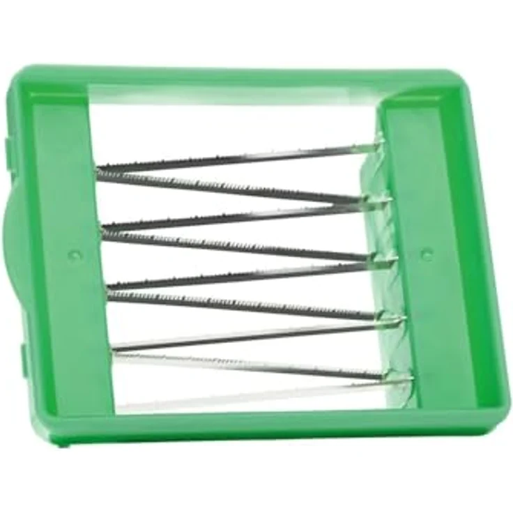 Genius Gemüseschneider Nicer Dicer Chef 13-teilig, Edelstahl-Klingen, XXL Auffangbehälter, vielseitiges Schneidesystem – Bild 5