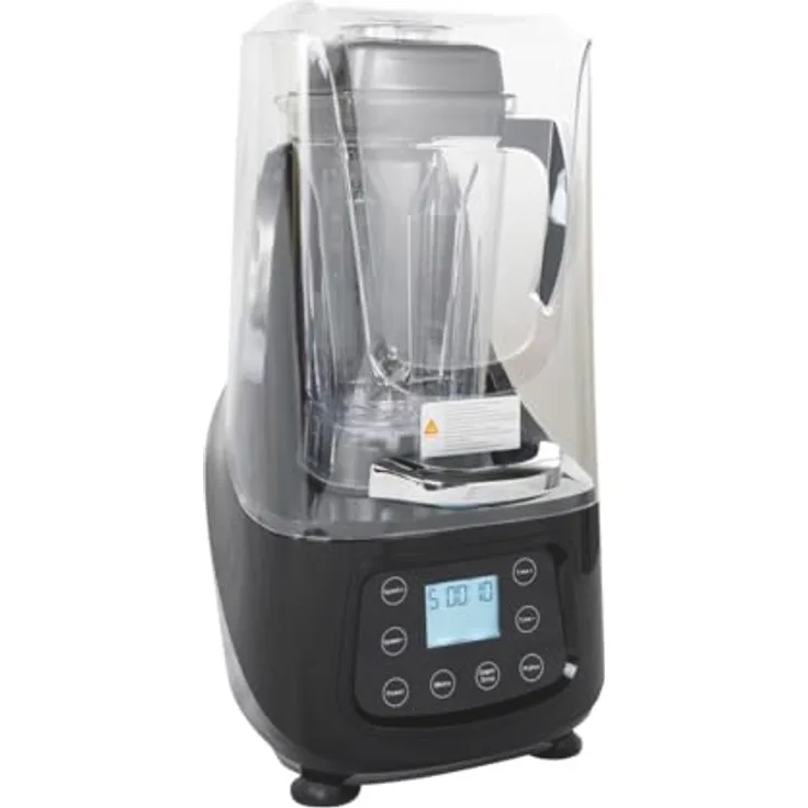 GastroHero Barmixer, Standmixer mit Schallschutz, 1680 W, 2-Liter bruchsicherem Kunststoffbehälter, manuelle Geschwindigkeitsregelung