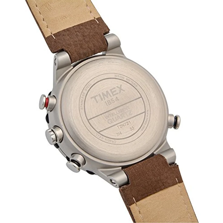 Timex Intelligent Quartz Herren-Armbanduhr Tide-Tem-Kompass 45mm, mehrfarbig, Quarzwerk, Silikon-Armband, Quick-Date, Indiglo Funktionen – Bild 5