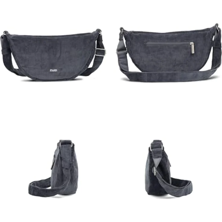 Zwei Mademoiselle.M Umhängetasche 32 cm, elegante Handtasche aus hochwertigem Material – Bild 3