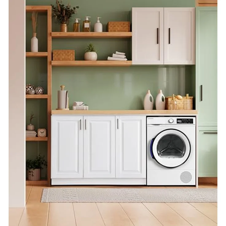Daewoo TD-B8GP1WD0-DE Wärmepumpentrockner, 8 kg, Energieeffizienzklasse D, 15 Programme, Knitterschutz, Trommel-Innenbeleuchtung – Bild 10