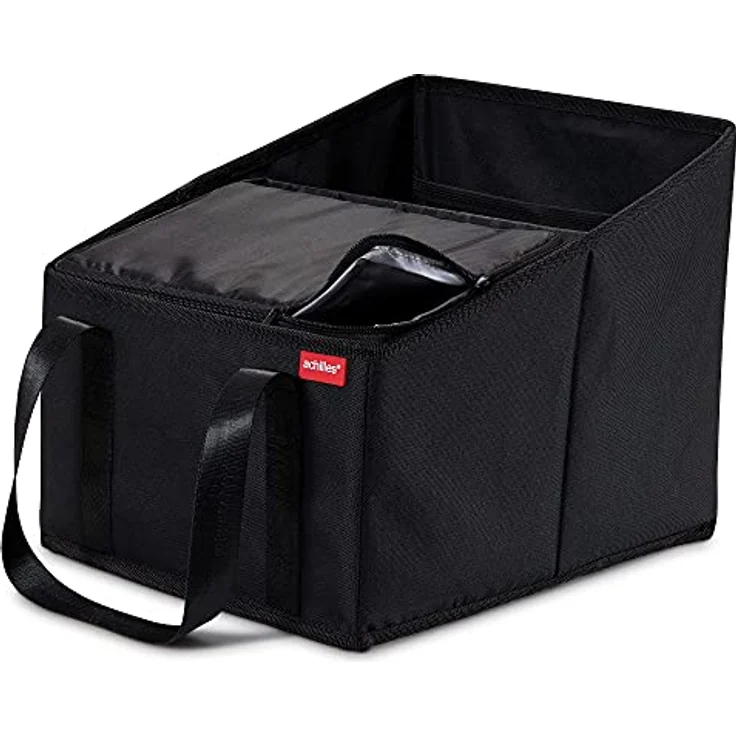 achilles Kühltasche für Beifahrer-Organizer Kühleinsatz für Rücksitz-Box Mülleimer für Autositz-Tasche Auto-Mülleimer, 16 x 24 x 20 cm, 40 Liter, schwarz – Bild 2