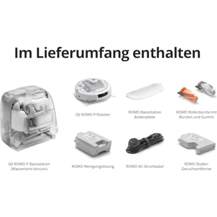 DJI VC ROMO P, Saug- und Wischroboter mit intelligenter Hinderniserkennung und selbstreinigendem System – Bild 11