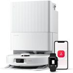 Roborock Saugroboter QV 35A, 8000Pa Saugkraft, Wischfunktion, Reactive Tech-Hindernisvermeidung, PreciSense-LiDAR-Navigation, Multifunktions-Dock