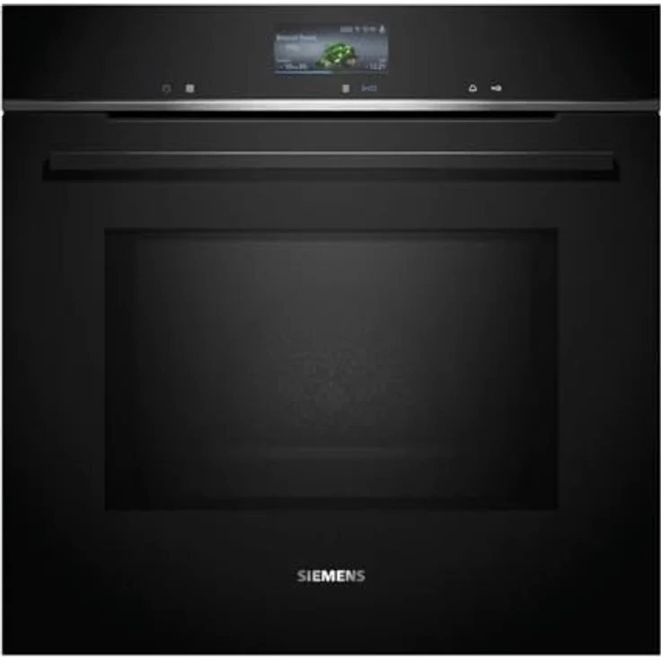 Siemens HM736GAB1, iQ700 Smarter Einbau-Backofen mit Mikrowellenfunktion, 800 W, Schwarz, ecoClean & humidClean Selbstreinigung, Air Fry, cookControl, Farb-Touchscreen – Bild 1