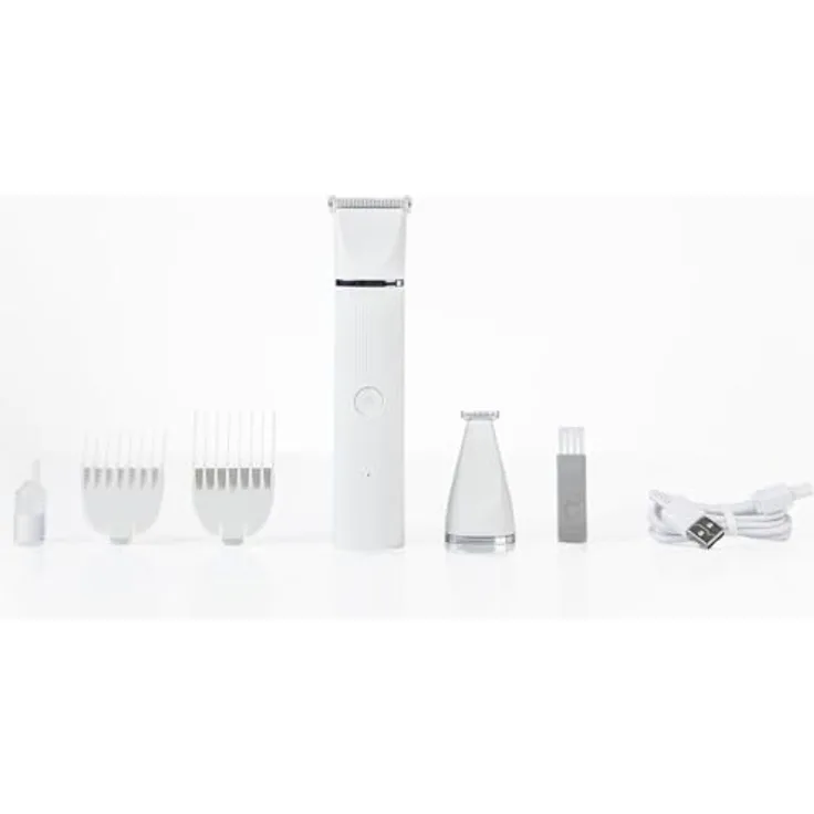 PETKIT 2-in-1 Haustiertrimmer Pro, wasserdicht, für feines Gesichtshaar und dichtes Körperfell, Weiß (PK413)
