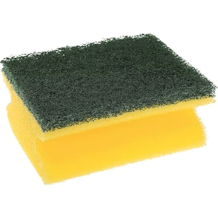 Scotch-Brite CLXNS4 Reinigungsschwamm Classic XXL, Extra kraftvolle Vliesseite, gelb-grün, 4er Pack – Bild 5
