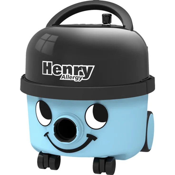 Numatic Henry Allergy Hepa13, Bodenstaubsauger mit 620W Leistung, schwarz, blau, weiß