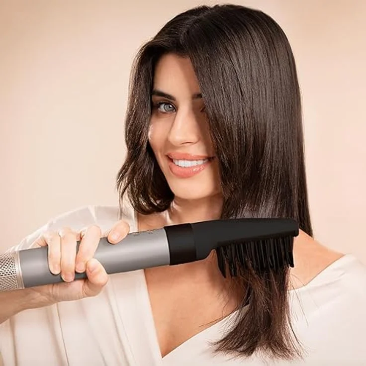 Cecotec CeramicCare AirGlam, Multifunktions-Haartrockner und Styler mit 1400W, Coanda-Technologie, 3 Geschwindigkeiten, 3 Temperaturen, 8 Keramikkopfaufsätzen, Aluminium – Bild 5