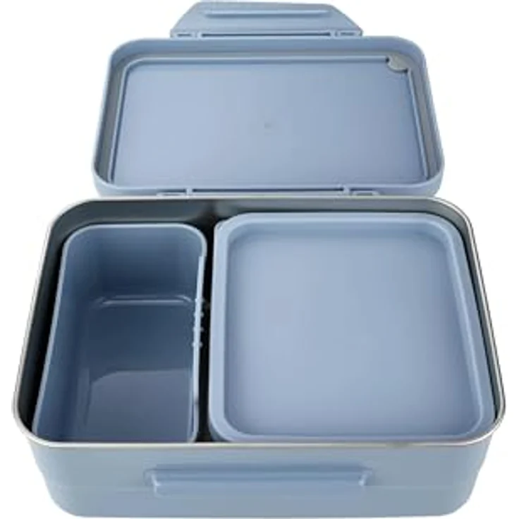 Satch Lunchbox Edelstahl Brotdosen Set, 2er-Set aus kleiner und großer Dose, 100% BPA-frei, spülmaschinenfest – Bild 3