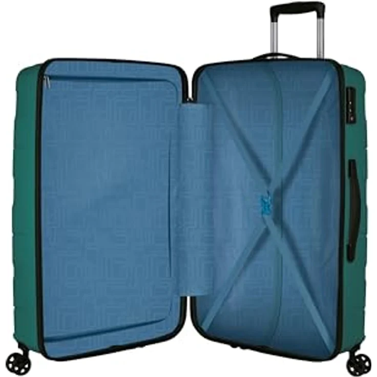 American Tourister Jetdriver 3.0, Großer Koffer für Zweiwöchige Reisen, 77 cm, 100 L, Sporty Teal – Bild 3