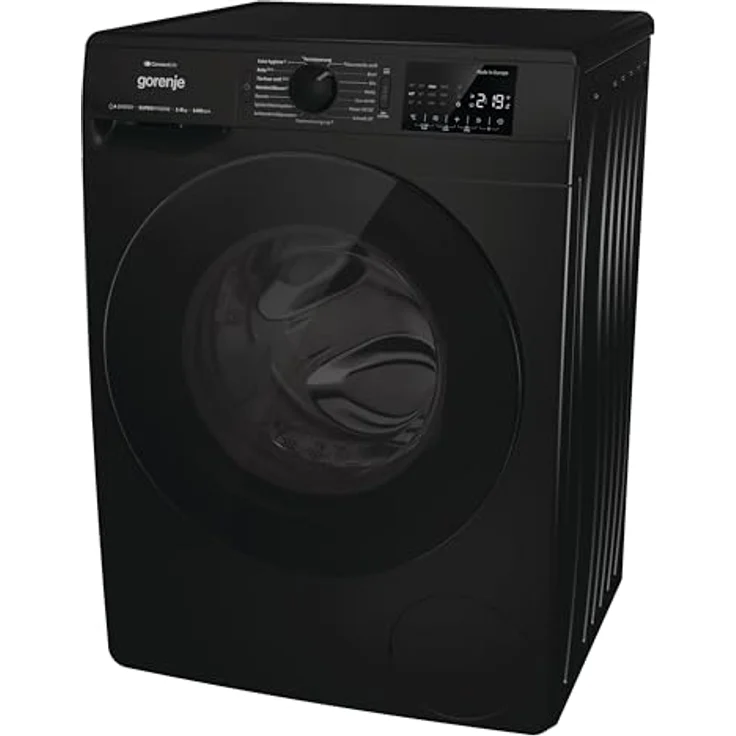 Gorenje WPNEI84A1DTSB Waschmaschine mit Dampffunktion, 8 kg, 1400 U/min, 15 Programme, Totaler AquaStop, Wave Active Trommel, ExtraHygiene, PowerWash, Schwarz – Bild 4