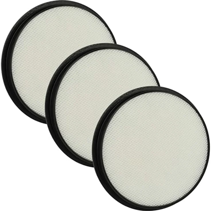 Vhbw Vormotorfilter 3er Set, kompatibel mit Rowenta Silence Force Cyclonic RO7663EA, RO7647EA, abwaschbar, weiß/grau/blau – Bild 1