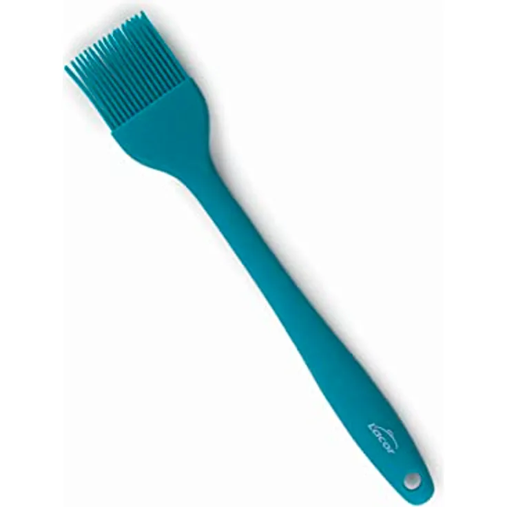 Lacor - 64455 - Ocean Küchenbürste, Silikonbürste, Küchenutensilien, ergonomischer Griff, Antihaftbeschichtet, hochtemperaturbeständig, spülmaschinenfest, Länge 27,5 cm