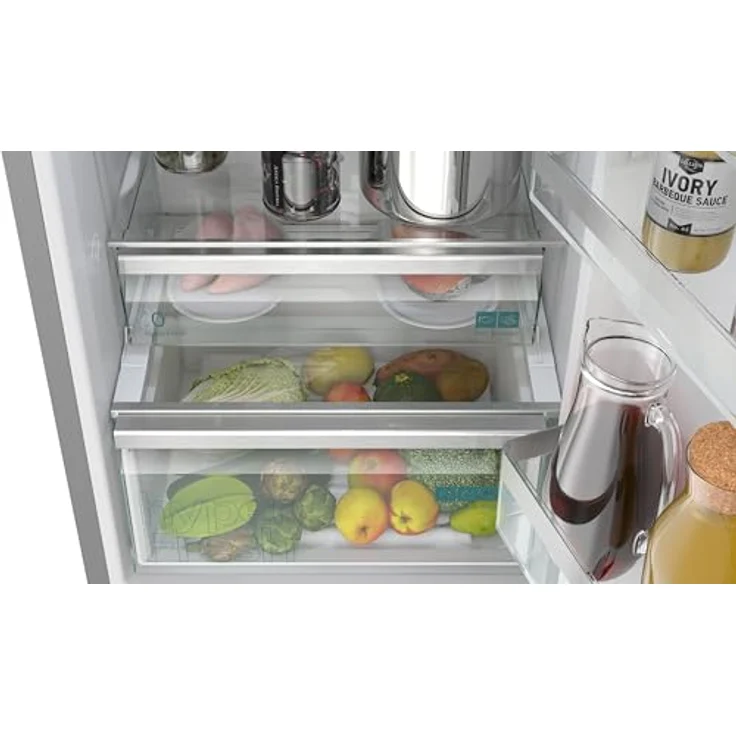 Siemens KG39NVICV, Kühl-Gefrierkombination mit 363 l, Fresh Zone, Total noFrost, geräuscharm in gebürstetem Stahl – Bild 9
