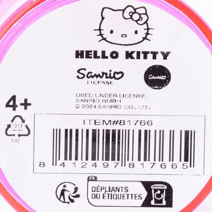 Hello Kitty 3D Trinkbecher, BPA-freier Strohhalm-Tumbler mit 360 ml Fassungsvermögen – Bild 5