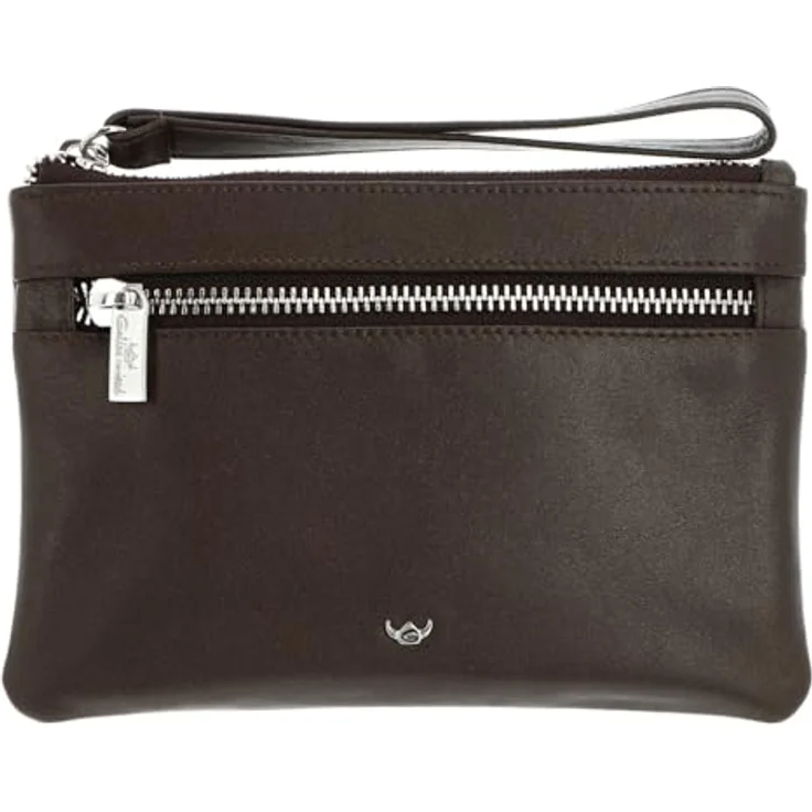 Golden Head Valencia, Handtasche für Herren mit RFID Schutz, Leder, 18 cm, Bronze – Bild 4